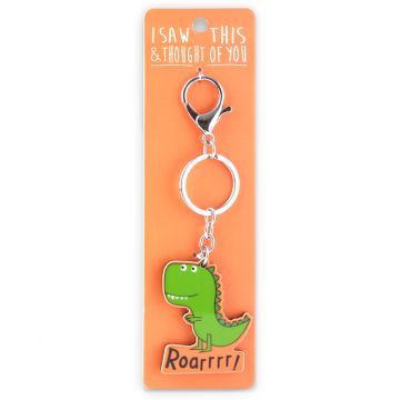  674002 - ISCZ02 - Keyring - ZOO - I saw this & thought of You - Dinosaurus 