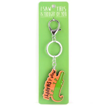  674005 - ISCZ05 - Keyring - ZOO - I saw this & thought of You - Krokodil