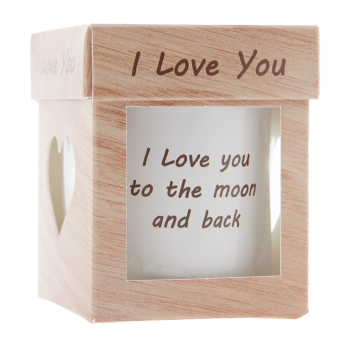 Candlelight4U - Kaars - I Love You - I love you to the Moon and Back   