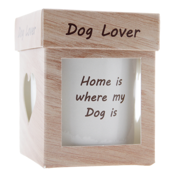 Candlelight4U - Kaars - Dog Lover - Home is where my Dog is 