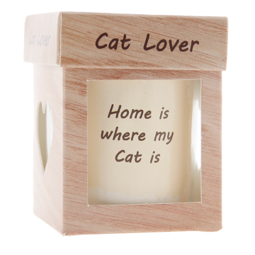 Candlelight4U - Kaars - Cat Lover - Hoe is where my Cat is 