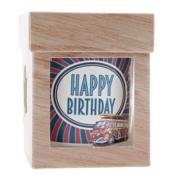 Candlelight4U - Kaars - Campervan - Happy Birthday