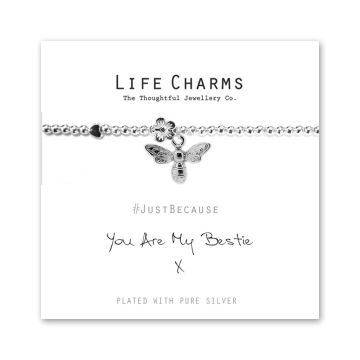 480202 - Life Charms - LC002BW - Just because - Bestie