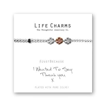 480204 - Life Charms - LC004BW - Just because - Thank You