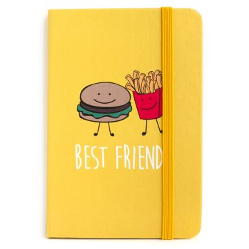 730036 - Notebook I saw this - Best Friends, burger & frites