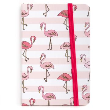730056- Notebook I saw this - Flamingo print