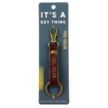 It's a key thing - KTD022 - sleutelhanger - VEEL GELUK