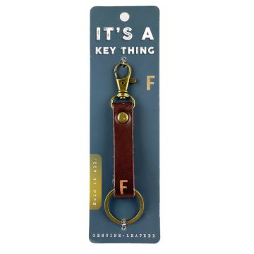 It's a key thing - KTD041 - sleutelhanger - Letter F