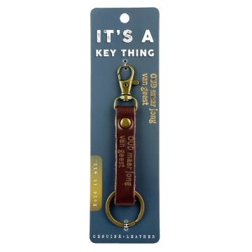 It's a key thing - KTD067 - sleutelhanger - Nummer OUD maar jong van geest