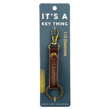 It's a key thing - KTD125 - sleutelhanger - I < 3 ZWEMMEN