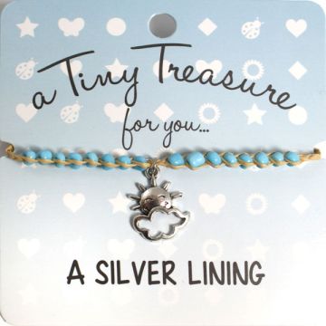 TT95- Tiny Treasure armband A Silver Lining