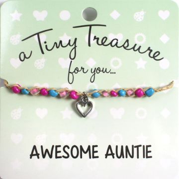 TT59 - Tiny Treasure armband Awesome Auntie