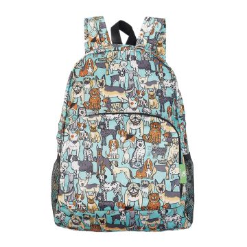 Eco Chic - Backpack - B39TL - Teal - Dogs  