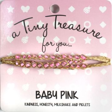 TT33 - Tiny Treasure armband Baby Pink