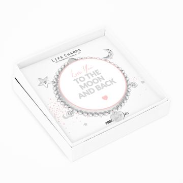 Life Charms - BC010 - Be Charming armband - To the Moon and Back