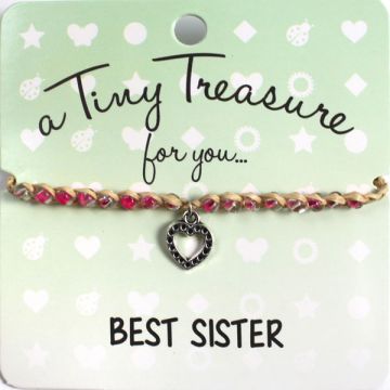 TT58 - Tiny Treasure armband Best Sister