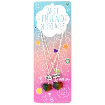 Best Friend Necklace - Ketting - Hartje multi colour - BFN03