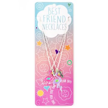 Best Friend Necklace - Ketting - Flamingos - BFN14
