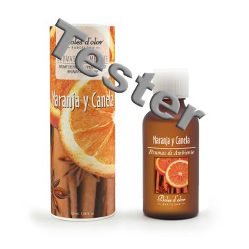 TESTER Naranja y Canela (Sinaasappel en Kaneel) - Boles d'olor geurolie 50 ml