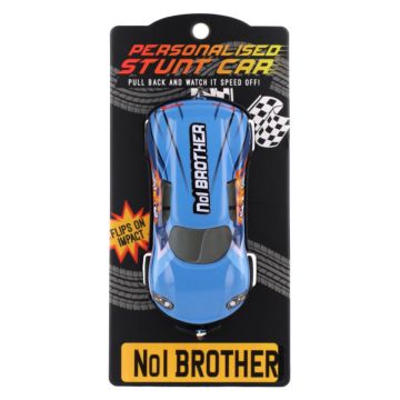 Personalised Stunt Car - No 1 Brother (CA007)