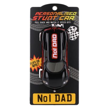Personalised Stunt Car - No 1 Dad (CA008)