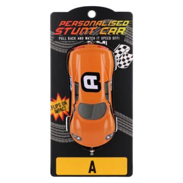 Personalised Stunt Car - Letter A (CA013)