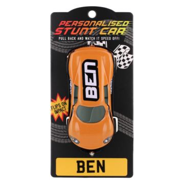 Personalised Stunt Car - BEN (CA025)