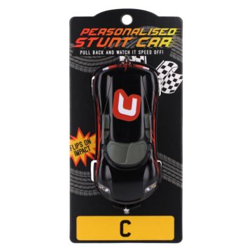 Personalised Stunt Car - Letter C (CA028)