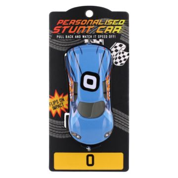 Personalised Stunt Car - Letter O (CA107)