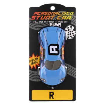 Personalised Stunt Car - Letter R (CA115)