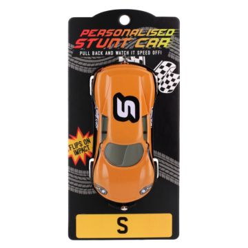 Personalised Stunt Car - Letter S (CA125)