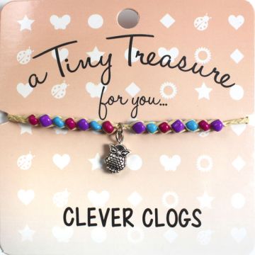 TT74- Tiny Treasure armband Clever Clogs