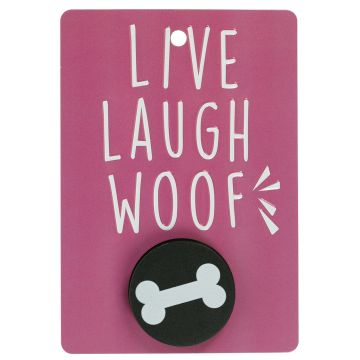 Hondenriemhanger (Pooch Pal) - DL18 - Live, Laugh, Woof