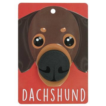 Hondenriemhanger (Pooch Pal) - DL62 -  Dachsund - Brown and Tan