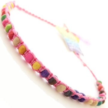 ST Friendship Bracelet - A6 Candy Pink