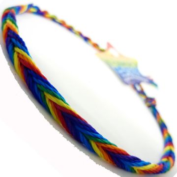 ST Friendship Bracelet - D4 Rainbow