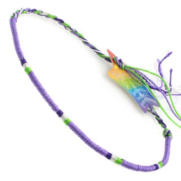 ST Friendship Bracelet - E4 Lilac Multi