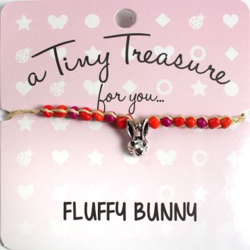 TT83- Tiny Treasure armband Fluffy Bunny