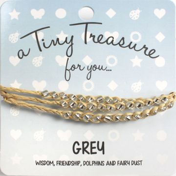 TT47 - Tiny Treasure armband Grey