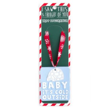 ISXM0113 Tree Decoration - Baby Is it Cold Outside