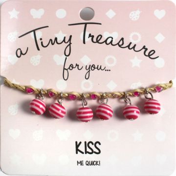 TT30 - Tiny Treasure armband Kiss