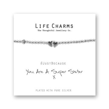 480206 - Life Charms - LC006BW - Just because - Sister