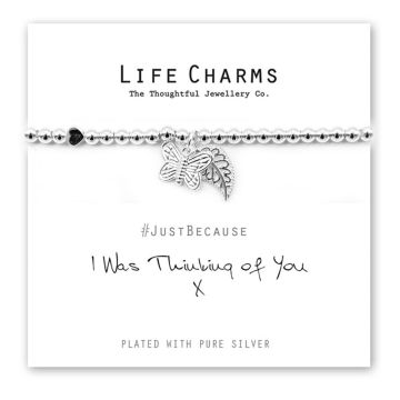480207 - Life Charms - LC007BW - Just because - Thinking of You