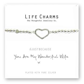 480232 - Life Charms - LC032BW - Just because - Wonderful Wife