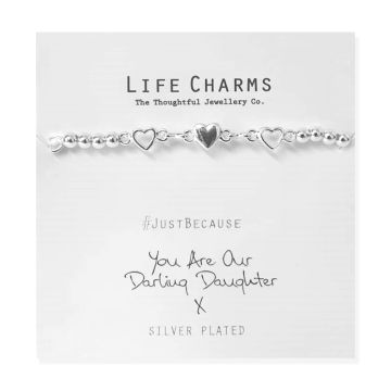 480285 Life Charms - LC085BW - Just because - You are our Darling Daugther