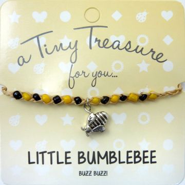 TT119- Tiny Treasure armband Little Bumblebee