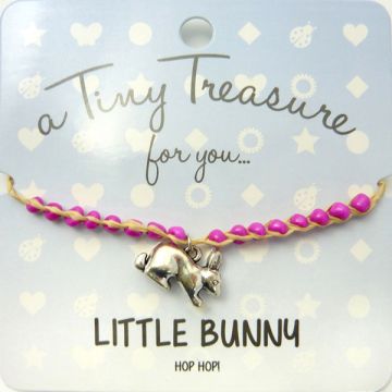 TT99- Tiny Treasure armband Little Bunny