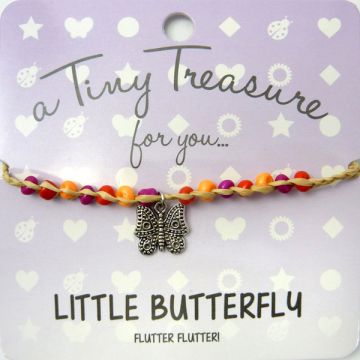 TT138- Tiny Treasure armband Little Butterfly