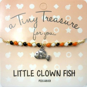 TT122- Tiny Treasure armband Little Clown Fish