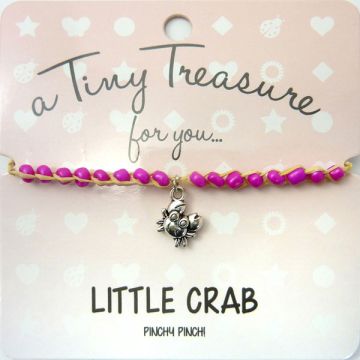 TT128- Tiny Treasure armband Little Crab